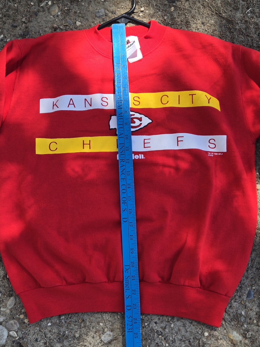 Vintage 90s Kansas City Chiefs Riddell Crewneck Sweatshirt - Picture 10 of 12